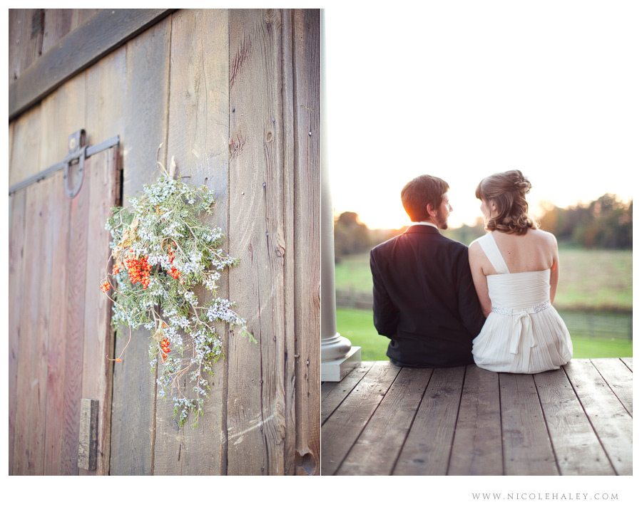 misty farm wedding, ann arbor wedding photographer, rustic michigan fall wedding