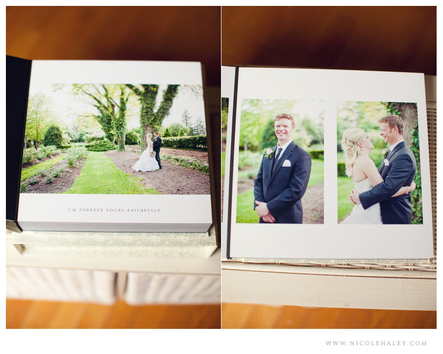 nicole haley photography _ book cloth album04 ann arbor wedding photographer, silk book cloth album