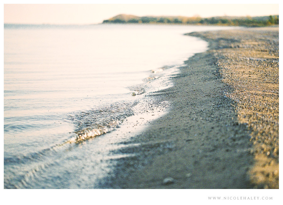 lake michigan in october, glen arbor, film