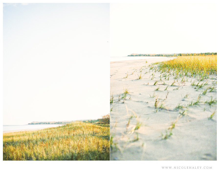 lake michigan in october, glen arbor, film