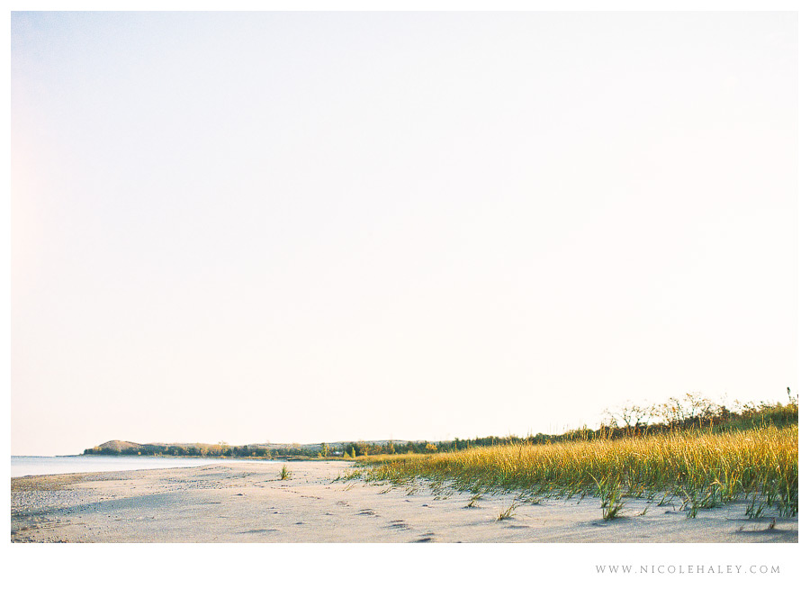 lake michigan in october, glen arbor, film