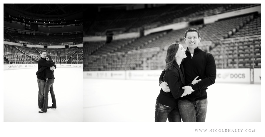 michigan engagement photography in detroit 09 detroit engagement session at joe louis arena
