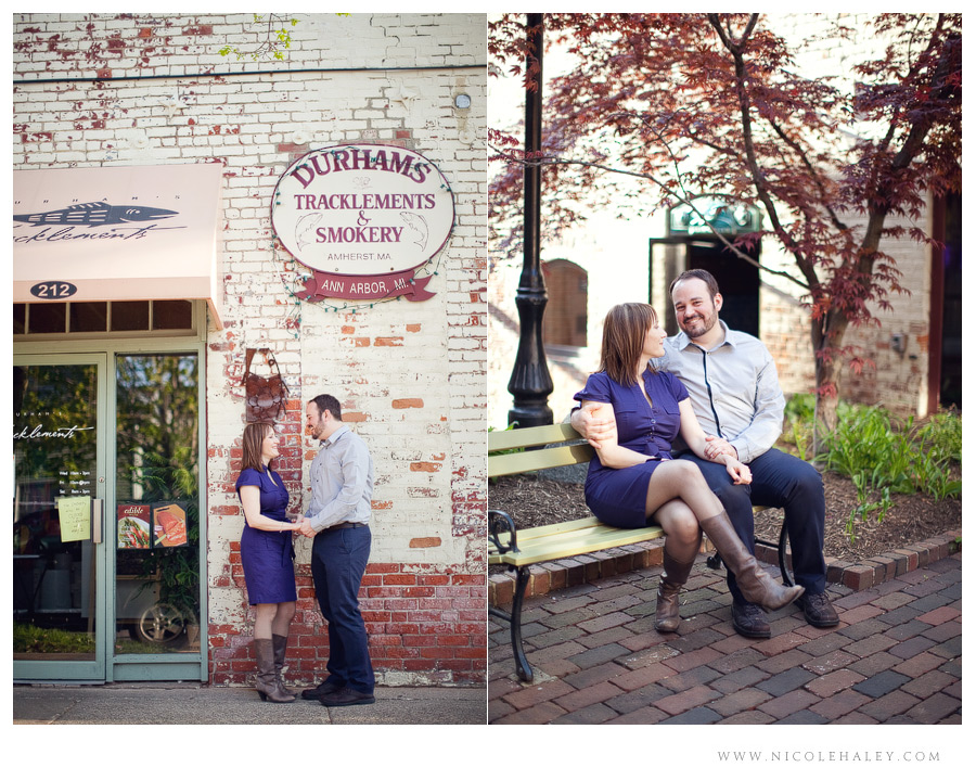Ann Arbor wedding photographer, kerrytown engagement photos