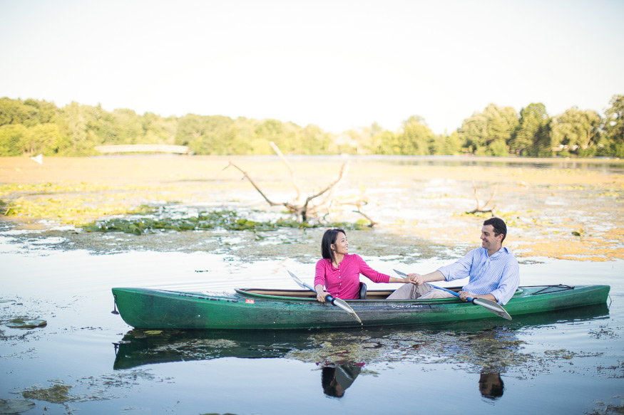 Ann Arbor Engagement Photographs 09 Ann Arbor engagement photographs, Gallup Park, kayaking