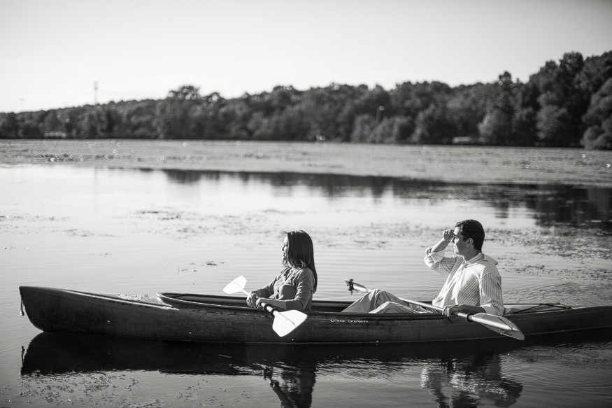 Ann Arbor Engagement Photographs 15 Ann Arbor engagement photographs, Gallup Park, kayaking