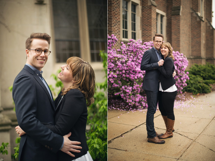 East Lansing engagement session, Michigan spring photography
