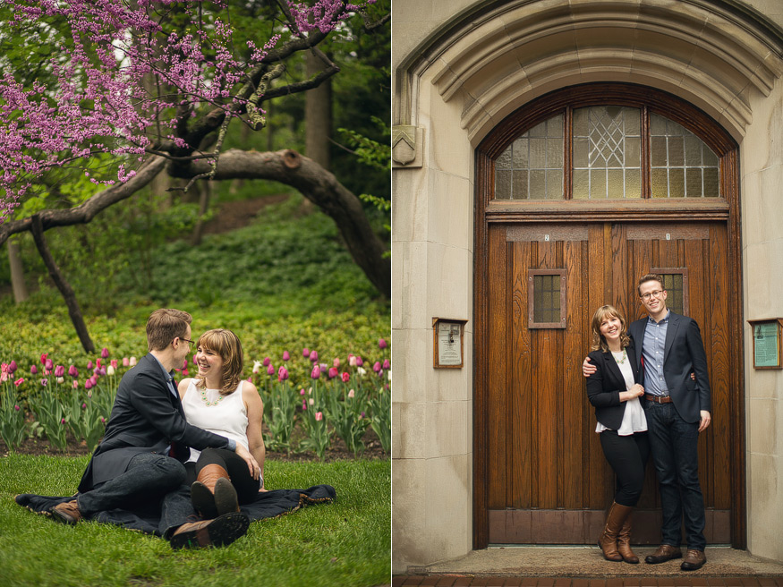 East Lansing engagement session, Michigan spring photography